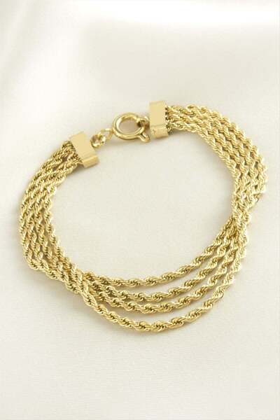 TakÇalıştır Twisted Luxury Steel Bracelet