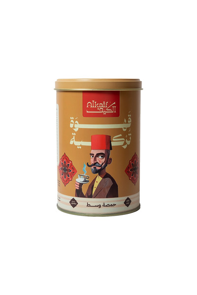 Alkaif Al-Keif Plain Medium Roast Turkish Coffee, 250g