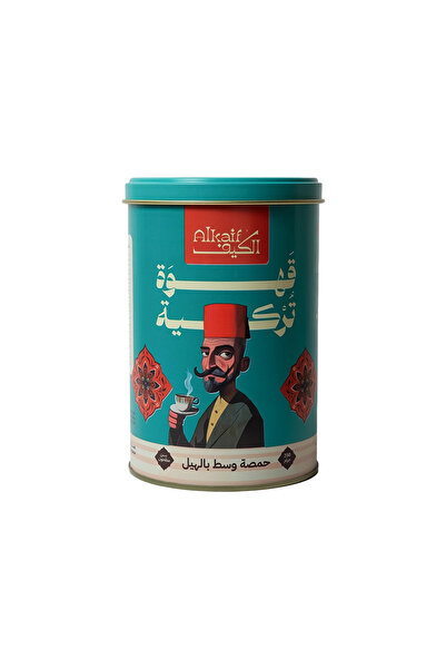 Alkaif Turkish coffee, medium roast with cardamom, from Al-Keif, 250 grams
