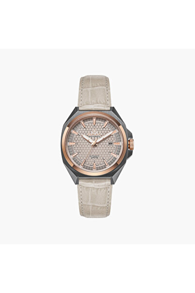 Omax Men's Automatic Round 40 MM Butterfly Buckle Watch | OACZ002BV99I