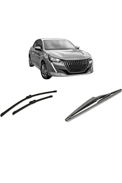 Bosch Σετ 3 υαλοκαθαριστήρων PEUGEOT 208 II (UB_, UP_, UW_, UJ_) 2019-2023, γ...
