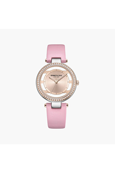 Kenneth Cole ساعة يد كلاسيكية حديثة بحزام جلدي للنساء |   KCWLA2219801
