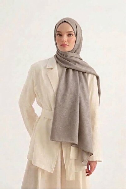 ALDAIYR Hijab Cotton Soft Textured Loop Pattern2 Jacquard Shawl