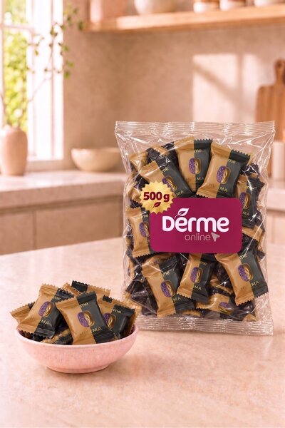 Derme Hurma - Bademli ve Karamelli Çikolata Kaplı - 500 g