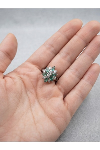 byozanyılmaz Completely Stone-Engraved Design Ring
