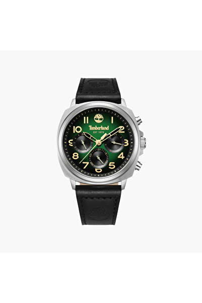 Timberland Williston-Small Leather Strap Multifunction Watch for Men | TDWGB0...