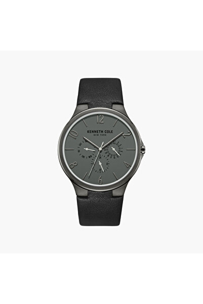 Kenneth Cole Modern Dress Sport Genuine Leather Strap Multifunction Watch for...