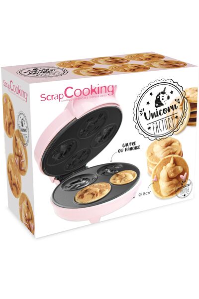 OEM ScrapCooking 3886 Waffle ve Krep için Waffle Makinesi Unicorn - Unicorn F...