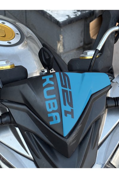 Banxtre Kuba Terra 125 için Kafa Detay Sticker (1 Adet)