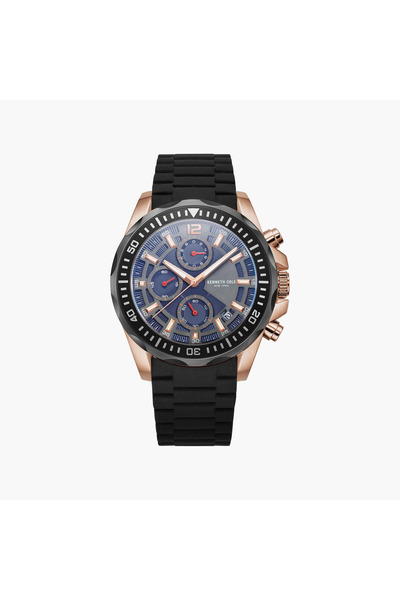 Kenneth Cole Modern Dress Sport Silicone Strap Multifunction Watch for Men | ...