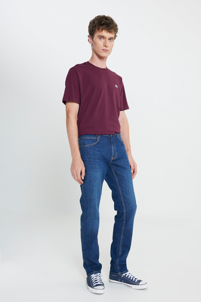 Lee Daren Regular Fit Regular Waist Dark Blue Stretchy Jeans