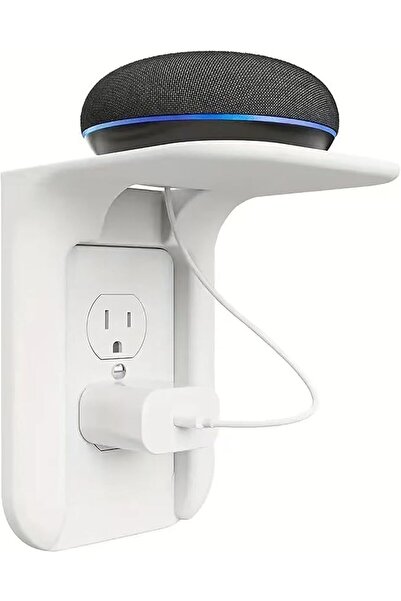 GoodTool Wall Mounted Outlet Shelf, Phone Charging Holder, Wall Side Living R...