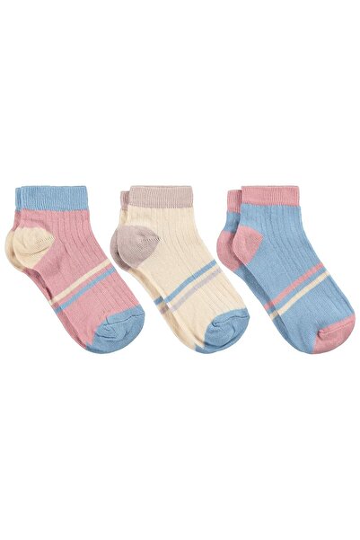 Civil Girls Derbili Soft 3-Pack Booties Socks for Girls Aged 2-12
