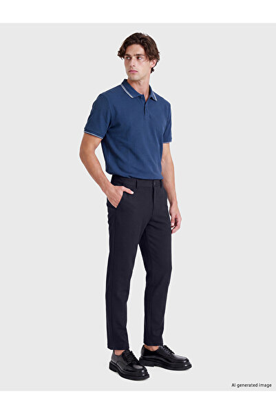 LC Waikiki Peak New Season Navy Blue Regular Fit Men's Trousers