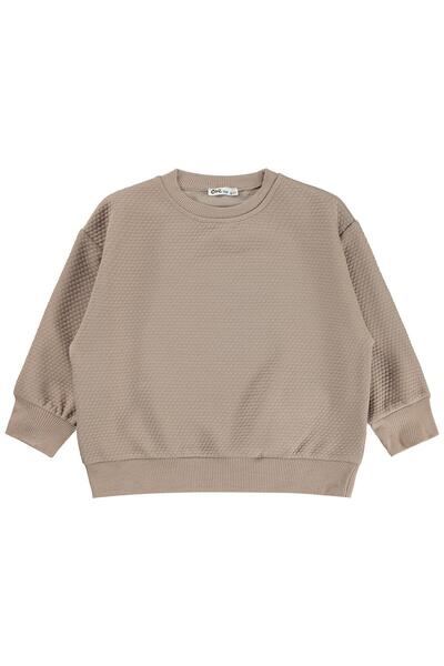 Civil Boys Civil Boys' Honeycomb Fabric Sweatshirt |   Jacquard Single Jersey...