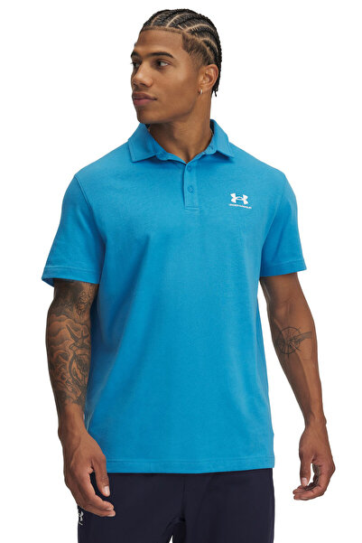 Under Armour 1386608-452 Ua Icon Polo Loose Fit Blue Men's Polo T-Shirt