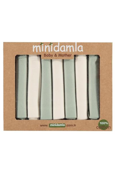 Minidamla 7-Pack Mouth Wipes - Green