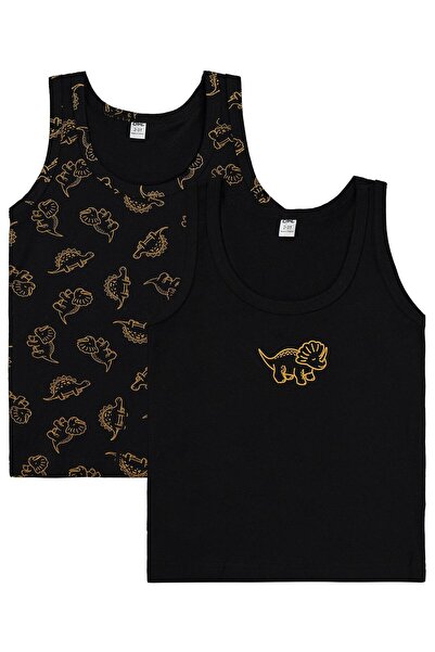 Civil Boys Civil Boy's Dinosaurs Boys' 2-Piece Undershirt |   Lycra Single Je...