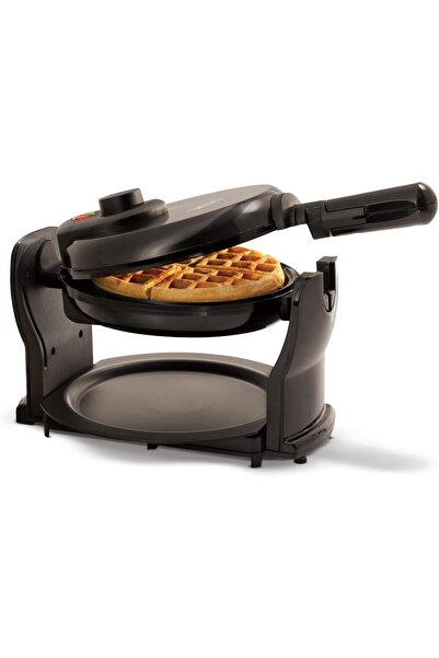 Bella Klasik Döner Belçika Waffle makinesi, Yapışmaz Plakalı, Çıkarılabilir D...
