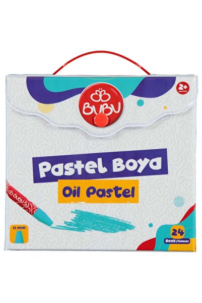 Bubu Pastel Crayons 24 Colors with Bag (Pvc)
