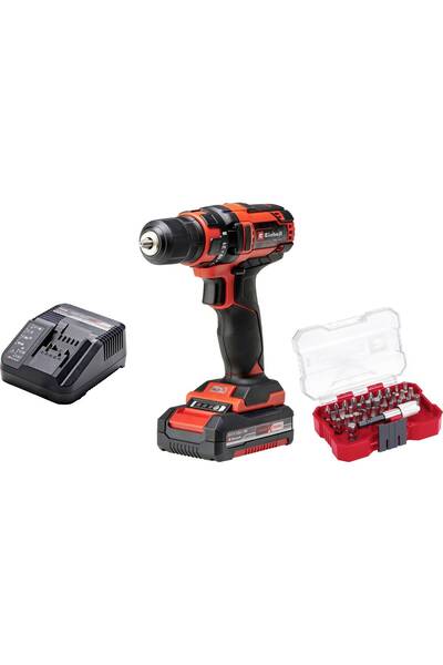 Einhell TC-CD 18/35 Li 2476743 + 2936796 Akülü matkap/tornavida 18 V 1.5 Ah L...
