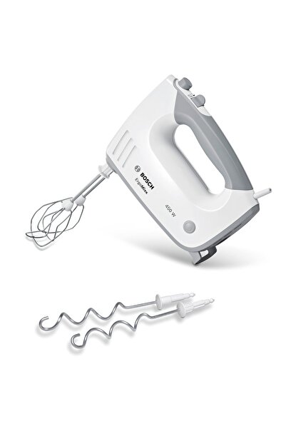 Bosch el mikseri ErgoMixx MFQ36400, 2 çırpma teli, 2 paslanmaz çelik hamur ka...