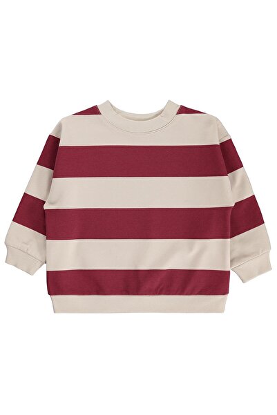 Civil Boys Civil Erkek Çocuk Kalın Çizgili Basic Sweatshirt | 2 İp Uzun Kol |...