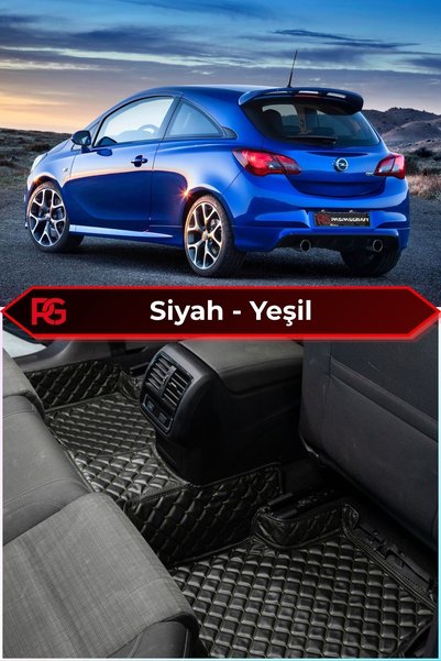 PASPASGRAFT Opel Corsa E Kasa 2014-2019 Araca Özel 8D Deri Tam Kaplama Su Geç...