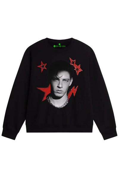 STYKEER سويت شيرت كبير الحجم للجنسين من نوع Crush Sweatshirt Grup Boyband New...