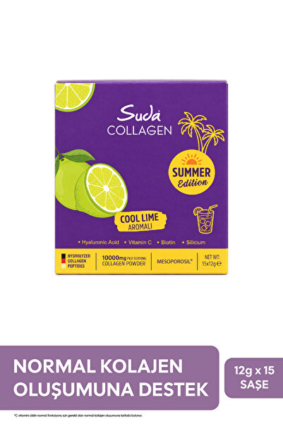 Suda Collagen SUMMER EDITION COOL LIME SAŞE 12 g x 15