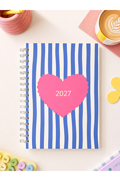 Lizy 2027 Daily Spiral Planner – 17X24 Cm, Coated Cover |   8 Different Designs