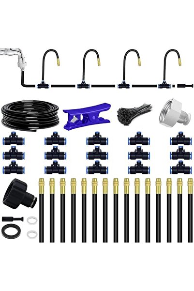 GENERAL Automatic Drip Irrigation System, 20m Garden Watering Kit with PE Tub...