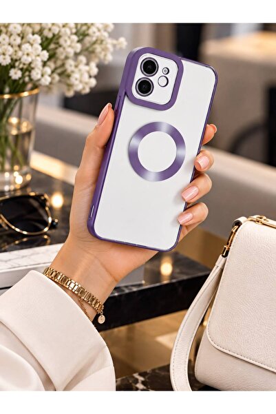 one depot only for quality life iPhone 11 Uyumlu Kılıf Kamera Korumalı Logo Gösteren Kapak
