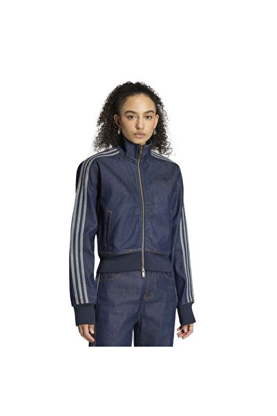 adidas KQ6491-K Fb Tt D سترة نسائية باللون الأزرق الداكن