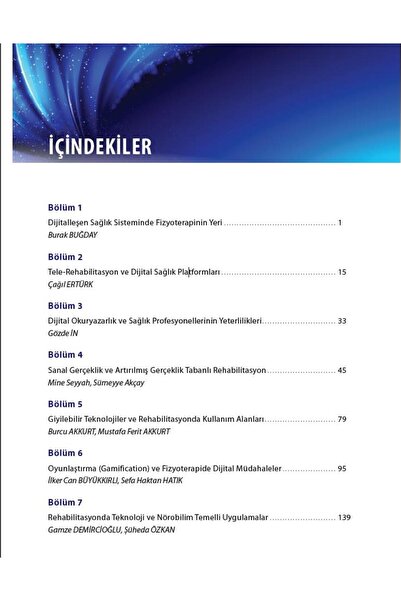 Nobel Tıp Kitabevleri Teknoloji Çağında Fizyoterapi: Geleceğin Rehabilit