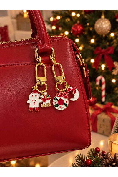 Marchen Collection New Year Yeni Yıl Temalı Çanta Charmı/Anahtarlık