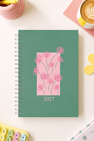 Lizy 2027 Daily Spiral Planner – 17X24 Cm, Coated Cover |   8 Different Designs