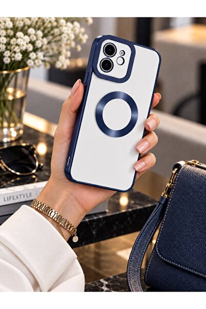 one depot only for quality life iPhone 11 Uyumlu Kılıf Kamera Korumalı Logo Gösteren Kapak