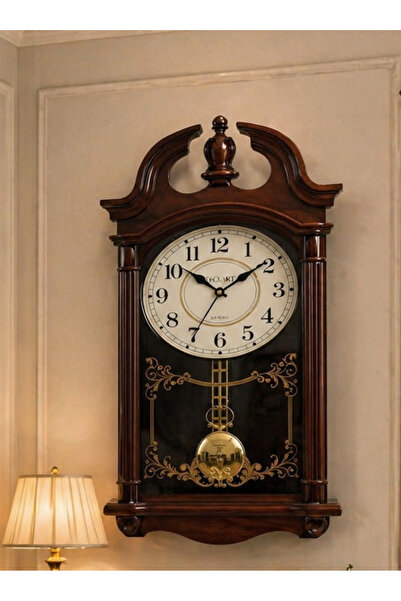 odjas Ceas de perete cu pendul 66x29 cm design clasic elegant cu accente auri...