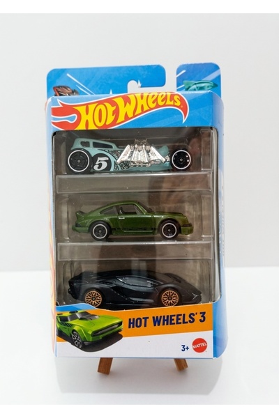 HOT WHEELS ÜÇLÜ ARAÇ SETİ K5904 PORSCHE 911 VE LAMBORGHİNİ SİAN Lİ ÖZEL SET