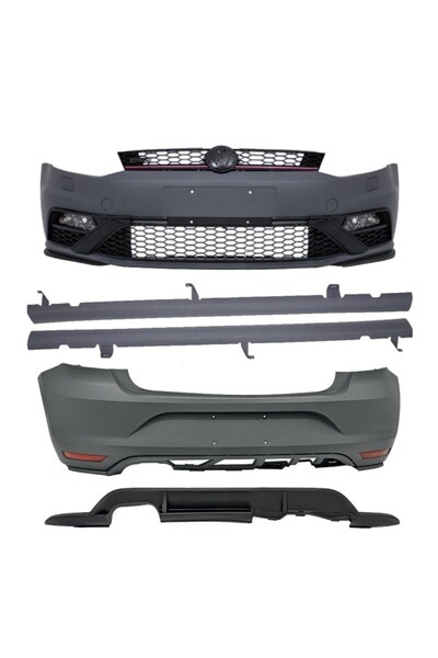 HYM TUNİNG VW POLO MK5 6C GTI BODYKİT SET 2009 2017 BOYASIZ