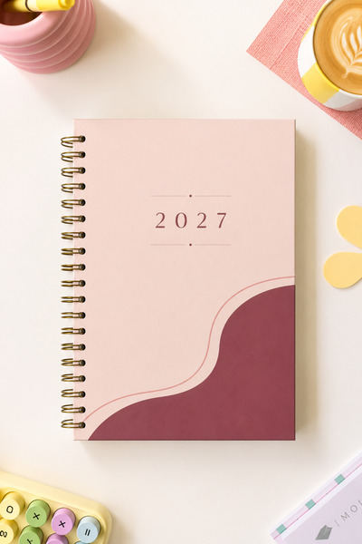 Lizy 2027 Daily Spiral Planner – 17X24 Cm, Coated Cover |   8 Different Designs