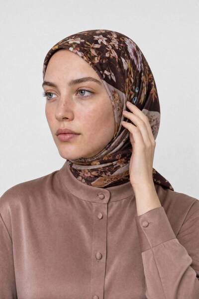 Mooncorn Orlienne Patterned Organic Scarf