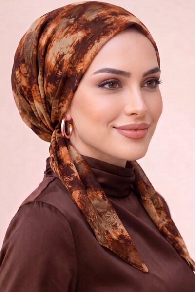 hadiora Headscarves - Brown - Casual