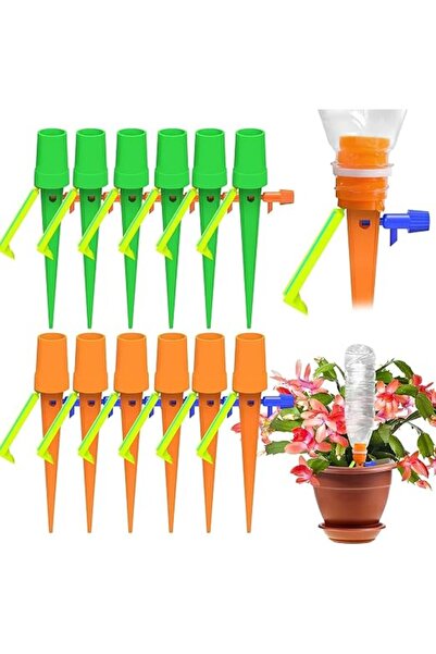GENERAL Plant Self Watering Spikes,12 Pcs Automatic Irrigation Equipment Self...