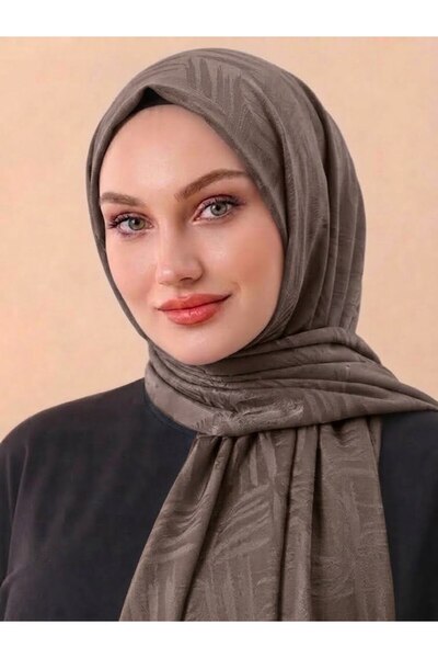 ALDAIYR شال من الليوسيل نايا مربع الشكل بنقشة مونوغرام من أيروبين جاكارلي