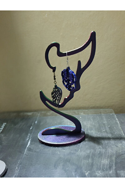 DU&ER Face Silhouette Earring Stand – Decorative Earring and Jewelry Organizer