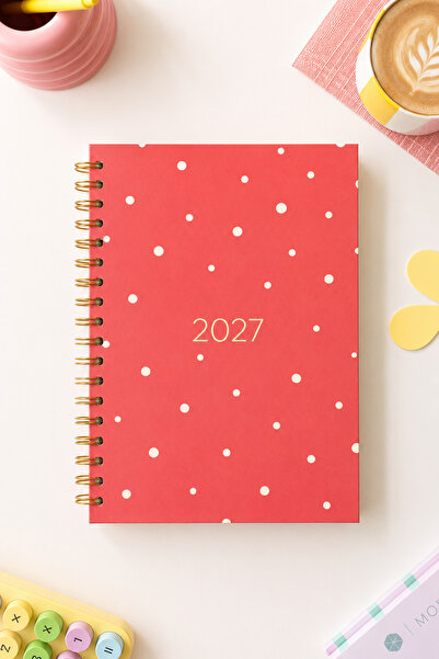 Lizy 2027 Daily Spiral Planner – 17X24 Cm, Coated Cover |   8 Different Designs