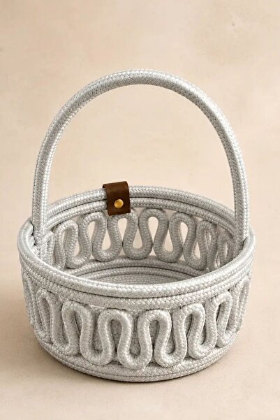 Comfort Craft Διακοσμητικό καλάθι από τρικότ με λαβές (19x7 εκ.) |   Οργανωτή...