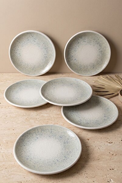 RUBİ PORSELEN Plate - Cream - 6